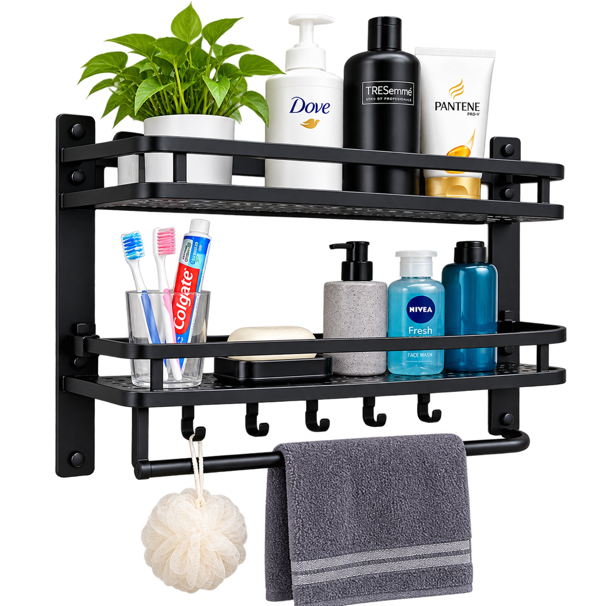 bathroom shelf for mounting on the wal