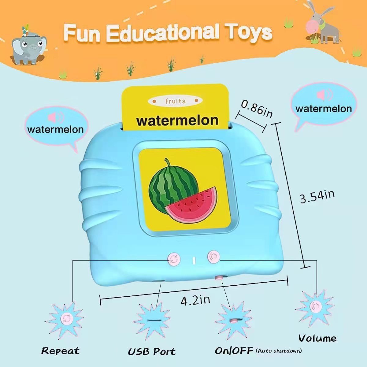 Children's Enlightenment Smart Card Learning Machine