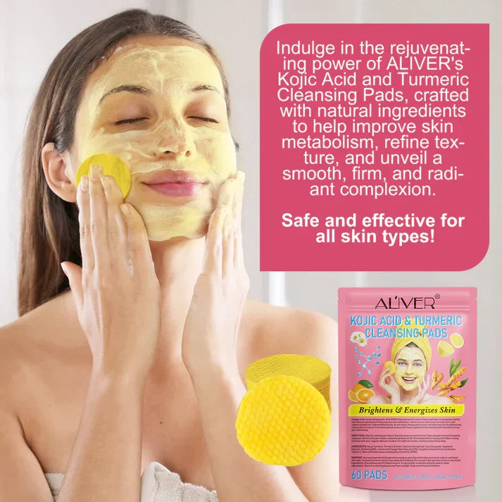 Kojic Acid & Turmeric Cleansing Pads