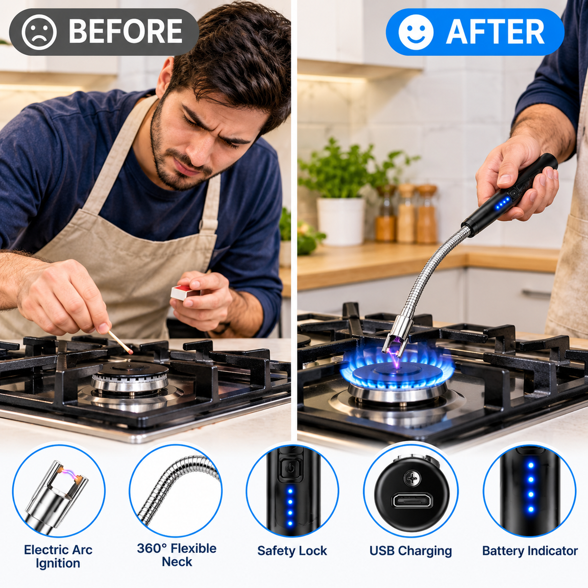 Electric Kitchen Lighter
