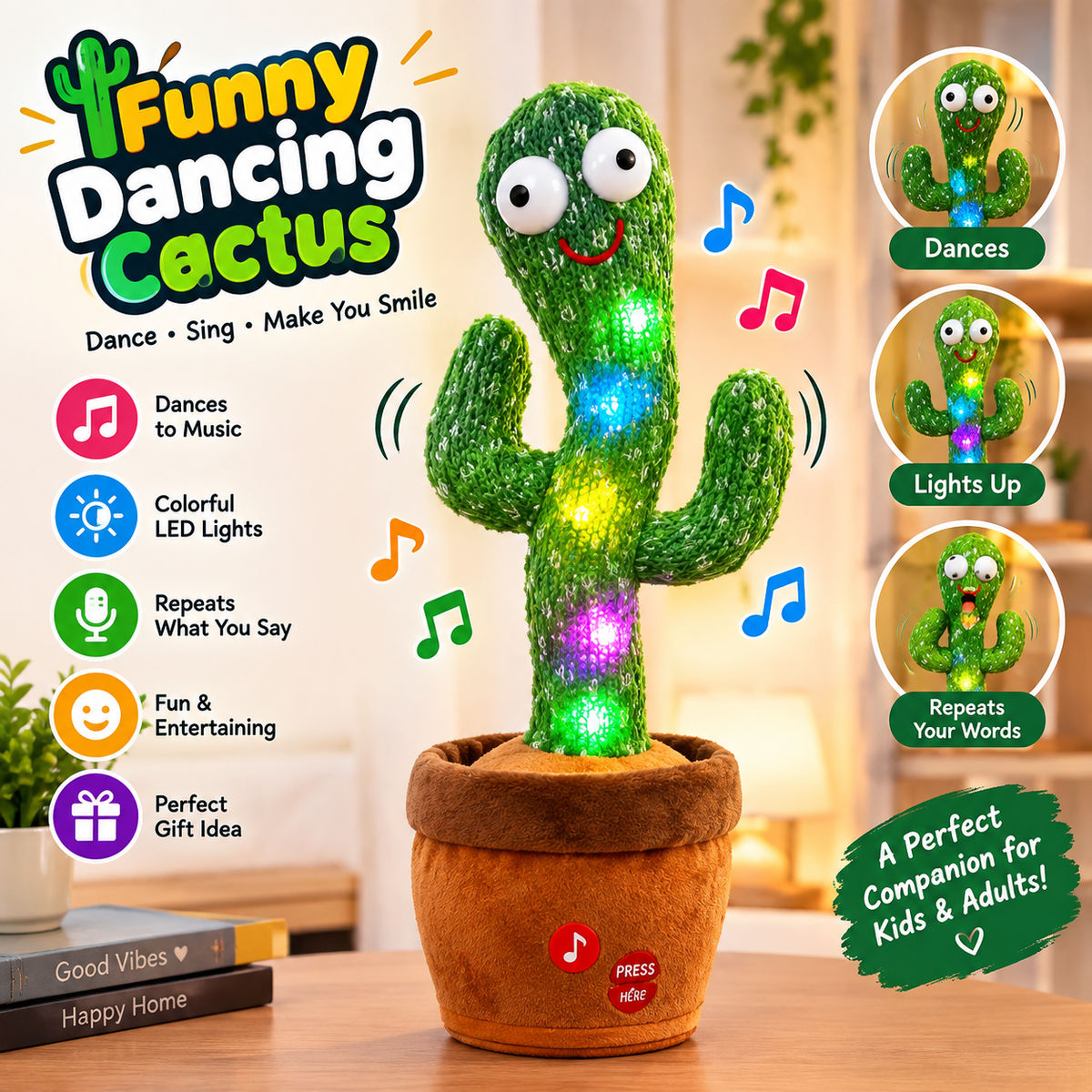 Funny Dancing Cactus –
