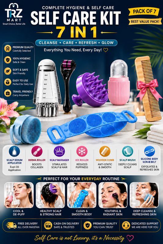 Glow & Groom | 7 in 1 Self Care Kit | Free Delivery ✨