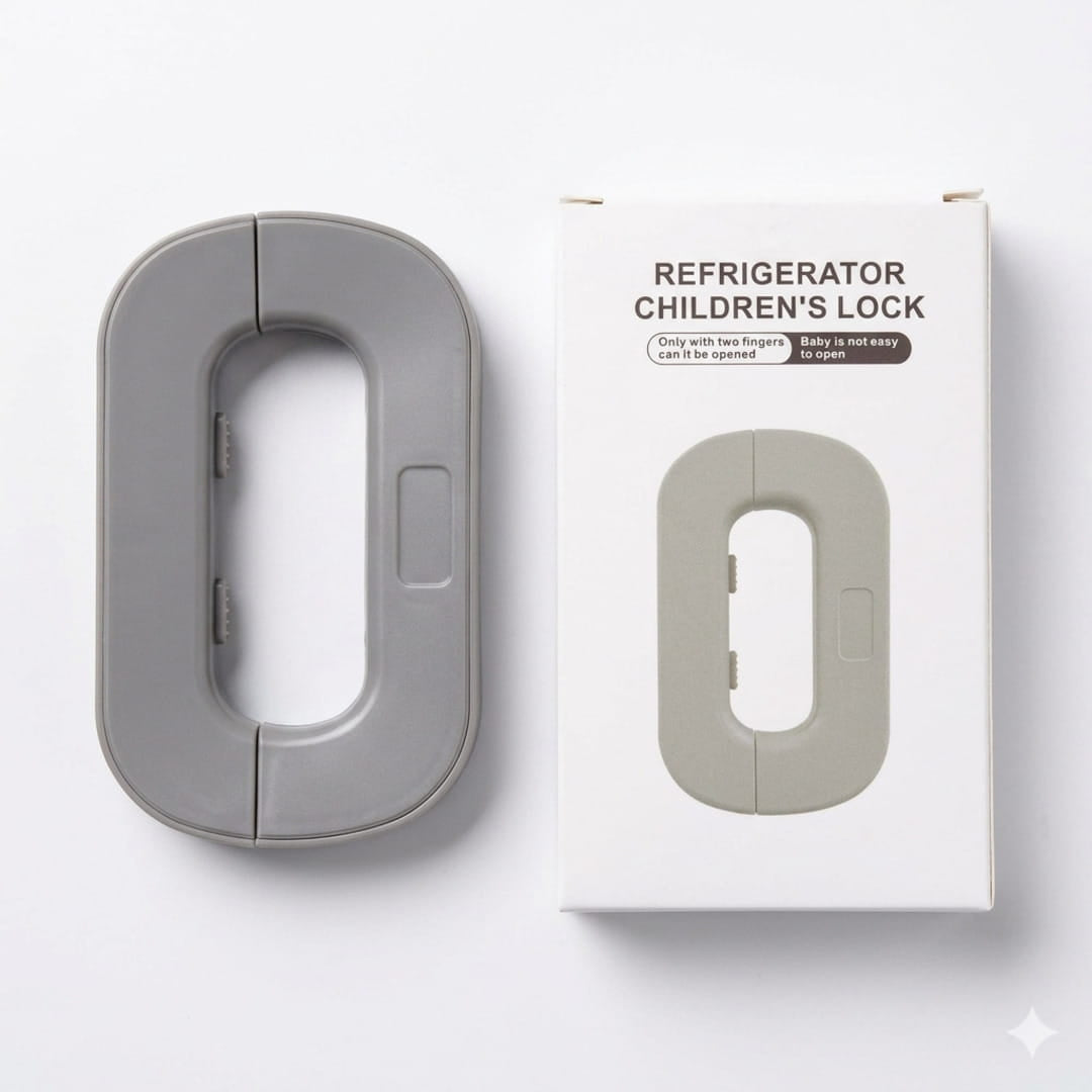 Refrigerator Child Safety Lock – Strong Adhesive Fridge Lock